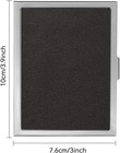 Stainless Steel Extra Slim Cigarette Case Metal Cigarette Holder Case For 100 s