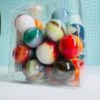 Mint Lot Of 36 Vintage Jabo Classic Marbles   5 8  Slag Swirls Agate Collection