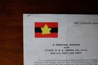 Lt  General Crerar D-day Letter To First Canadian Army  Wwii 1944 Original