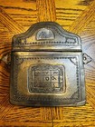 Rare Antique-style Portable Koran Box     Brass With Silver-alloy Decor  Moroccan 