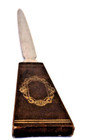 Vintage Ukraine Metal   Wood Letter Opener