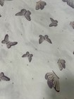 Pottery Barn Kids White Flat Sheet With Butterflies Organic Cotton 100  Sz Full