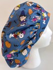 Halloween Snoopy Print Size Medium Medical Bouffant Scrub Cap Surgery Hat