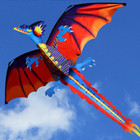 New 3d Dragon Kite With Tail Kites For Adult Kites Flying Outdoor 100m Kite Line