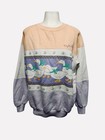 Vintage Color Block Goose Graphic Sweatshirt Made In Usa Women   s Size M l