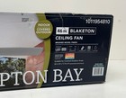 Hampton Bay Blaketon 46 In  Indoor covered Outdoor Brushed Nickel Ceiling Fan