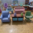 Fisher Price Loving Family Doll House Furniture Mixed Lot With Bride Doll