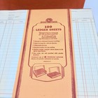 Vintage Wilson Jones Peerless Ledger Sheets Nos 500 Ct Boxed Stationery