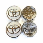 Set Of 4 Toyota Wheel Rim Center Hub Caps Silver Chrome Logo 57mm Corolla Prius