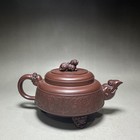 Chinese Yixing Zisha Clay Handmade Exquisite Beast Teapot                 5955