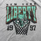 New York Liberty Shirt Size 2xl Adult Wnba Basketball Ny Gray