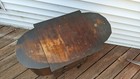 Antique Martha Washington Mahogany Sewing Cabinet 3 Drawers Tray Flip Tops As Is