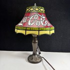 Coca Cola Coke Retro Plastic Faux  Stained Glass Tiffany Style Lamp Shade 10 
