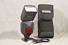 Phottix Mitros  Shoe Mount Flash For Nikon   With Case  Stand And Sync Cable
