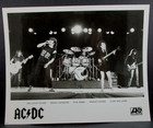 Ac dc 8x 10 Photo  3-pr  Sheets   Chicago Concert Clipping  Atlantic Promos 1979