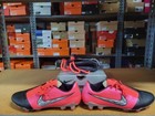 Nike Phantom Venom Elite Fg Men Cleats Laser Crimson Silver Ao7540-606 Size 10
