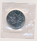 1989 Canada  5 Maple Leaf 1 One Troy Ounce 9999 Silver Coin Sealed