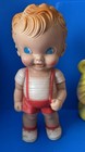 Vintage Rubber Toy Lot Sun Rubber Boy Baby Joy Lion Prescott Girl
