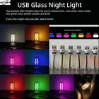 Usb Led Night Light Touch Control Atmosphere Bulb Bedroom Mood Decor Lamp