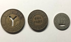 Transit Tokens 3 Cities New York City  Boston And Seattle Used Subway Tokens