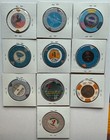 Lot Of 10 Different Las Vegas Casino Chips  9 Of 10 Obsolete Or Retired 