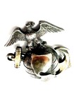 M1912 Usmc Dress Ega Pin Back Tiffany Style Rare Marine Corps Ww1