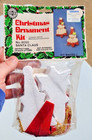 Holiday Industries Santa Claus 4055 Sequin Bead Christmas Ornament Kit Nos