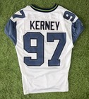 Seattle Seahawks Patrick Kerney 2007 Game Worn Used Nfl Football Jersey Pro Bowl