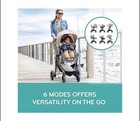 Evenflo Pivot Modular Travel System Litemax Car Seat With Anti-rebound Bar Gray