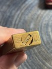 Rare Patent Vintage Dunhill London  Gold Auto Rollalite Petrol Lighter In Box