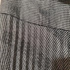 Women Maxi Skirt Size Xs Black And White Pleated