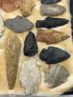 Collection Of 35 Native American Spear Points  Knives   Arrowheads Rare Old