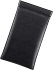 Eyeglasses Pouch With Cleaning Cloth Portable Squeeze Glasses Case Soft Bag