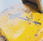 Antique Gibbs Toy Pat d  03 Painted Tin Never Stop See Saw Gravity Teeter Totter