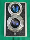 Ricoh Riken F3 5 Twin-lens Film Camera Leather Case Anastigmat Japan No551424