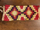 Rare Antique Pair Of Early 20th Century Hopi Germantown Wool Moccasin Wraps 