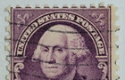 U s  Postage Stamp   George Washington   3   Violet   Posted cancelled   1932  18