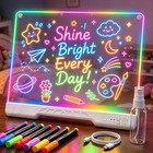 16 Inch Usb-powered Led Multicolor Drawing Board  Halloween Gifts For Kids