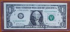 2017a  1 Dollar  Error Ink Smear   Miscut Federal Reserve Note