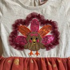 Little Lass Girls 2t Thanksgiving Fall Long Sleeve Tulle Adorable Holiday Shirt