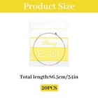 20 Pack Acoustic Guitar High E String  1st String Acoustic Guitar Light Tension