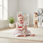 New Baby Toddler Dress Set With Matching Headband Underwear Size 3t