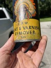 Vintage Original Chicago Paints Paint Varnish Remover Conetop Paper Label