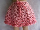 Skirt Doll Clothes 18  Crocheted Handmade Teddy Bear Girl