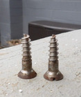 Set Of 2 Vintage Antique Singer Treadle Sewing Machine Base Mounting Screws