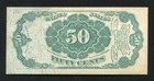 Fr  1380 50 Fifty Cents Fifth Issue Fractional Currency Note About Uncirculated