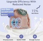 Double Wearable Electric Breast Pump  Hands-free App Control Portable  3 Modes