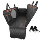 Pet Dog Seat Cover Hammock Seat Pad Back Car Truck W pet Seatbelt Waterproof