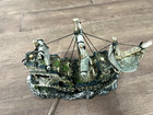 Sunken Pirate Ship Decoration   Fish Tank Ornament For Aquarium