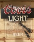Vintage 1987 Coors Light Beer Lighted Sign   15    X 18   